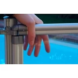 Transparent pool fencing